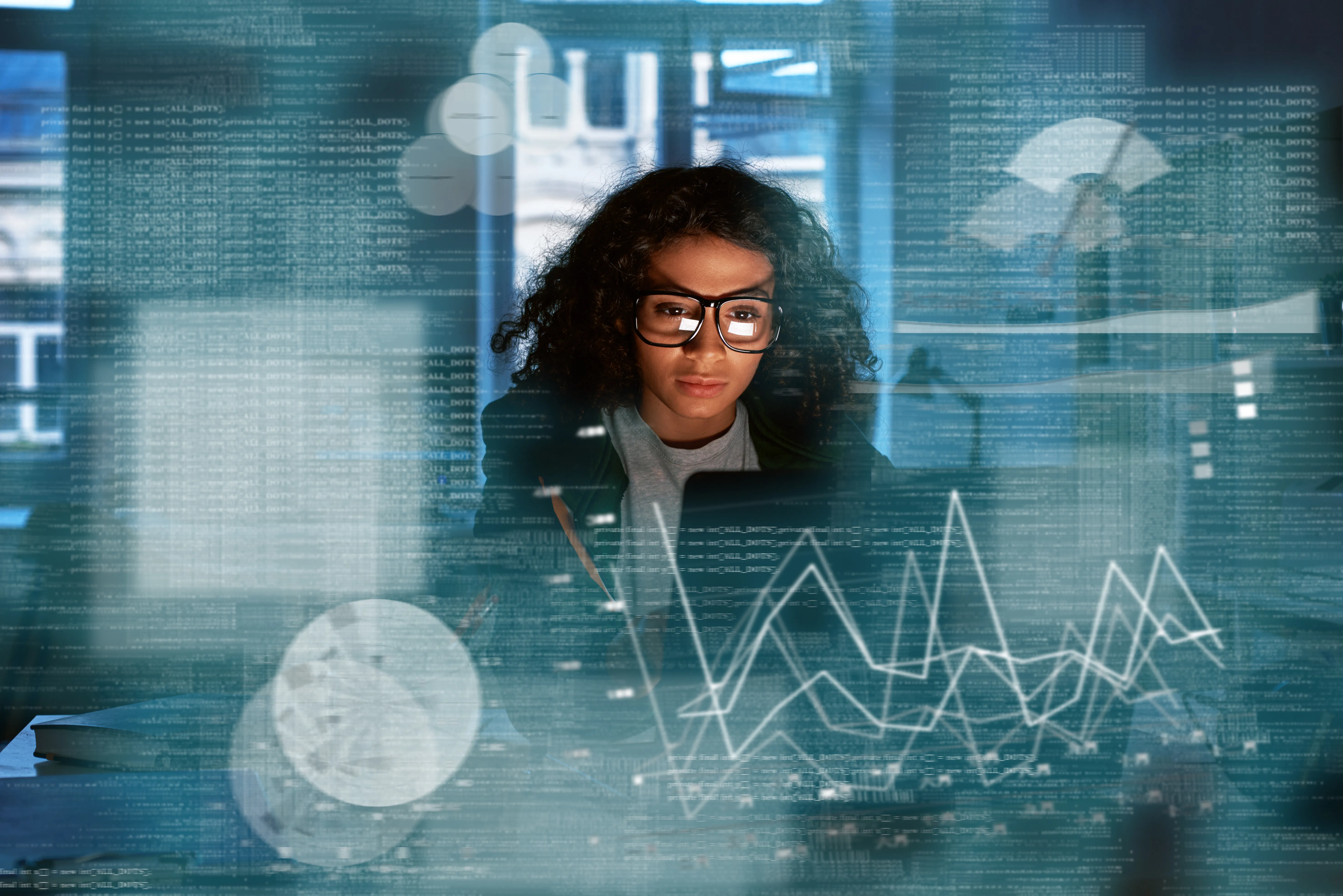 Abstract IT Strategy and Digital Network Flow
